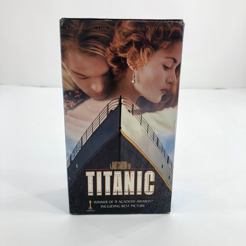 1997/1998 VINTAGE Titanic Movie VHS Cassette Box Set Leonardo DiCaprio
